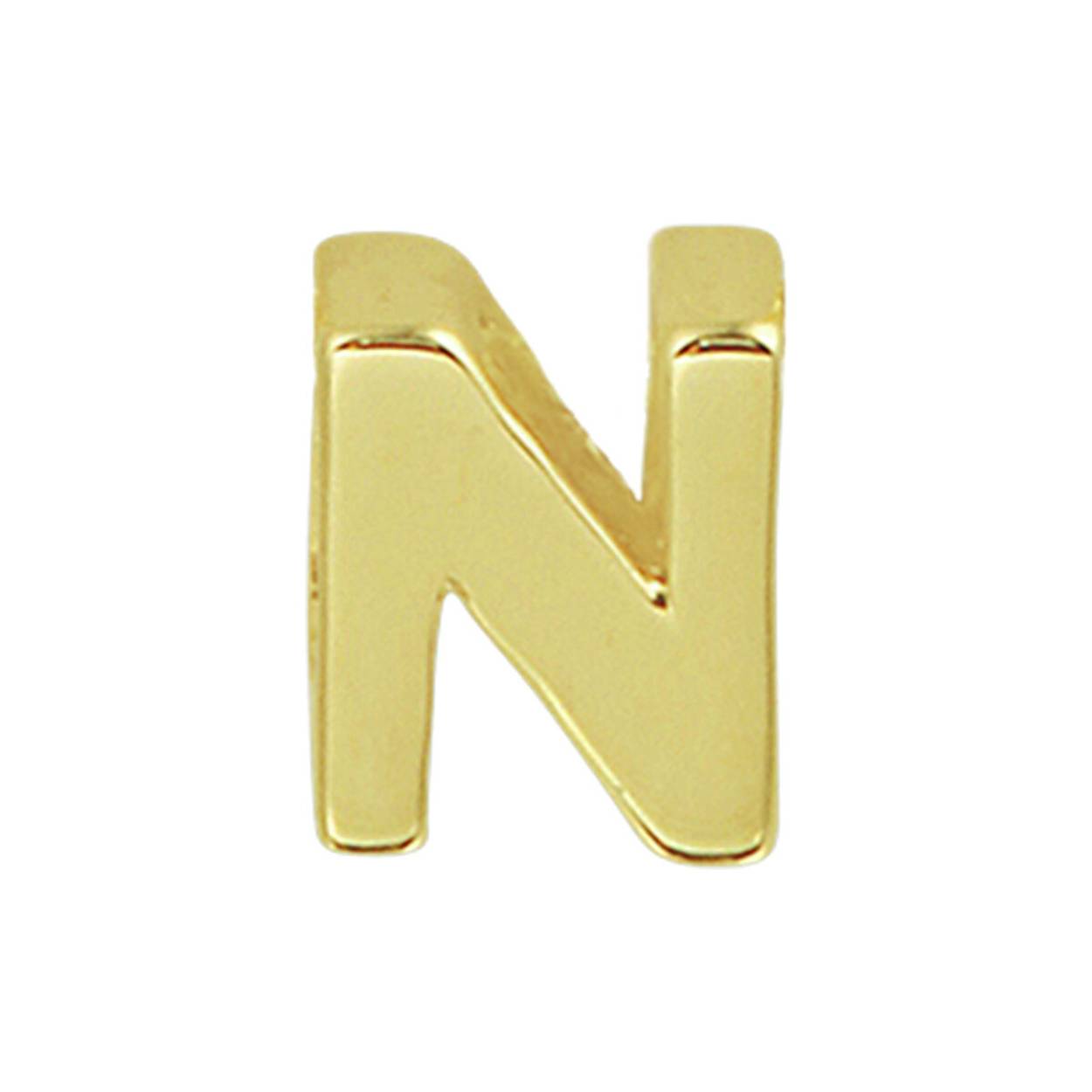 14k Geelgouden hanger uitgevoerd met een letter.