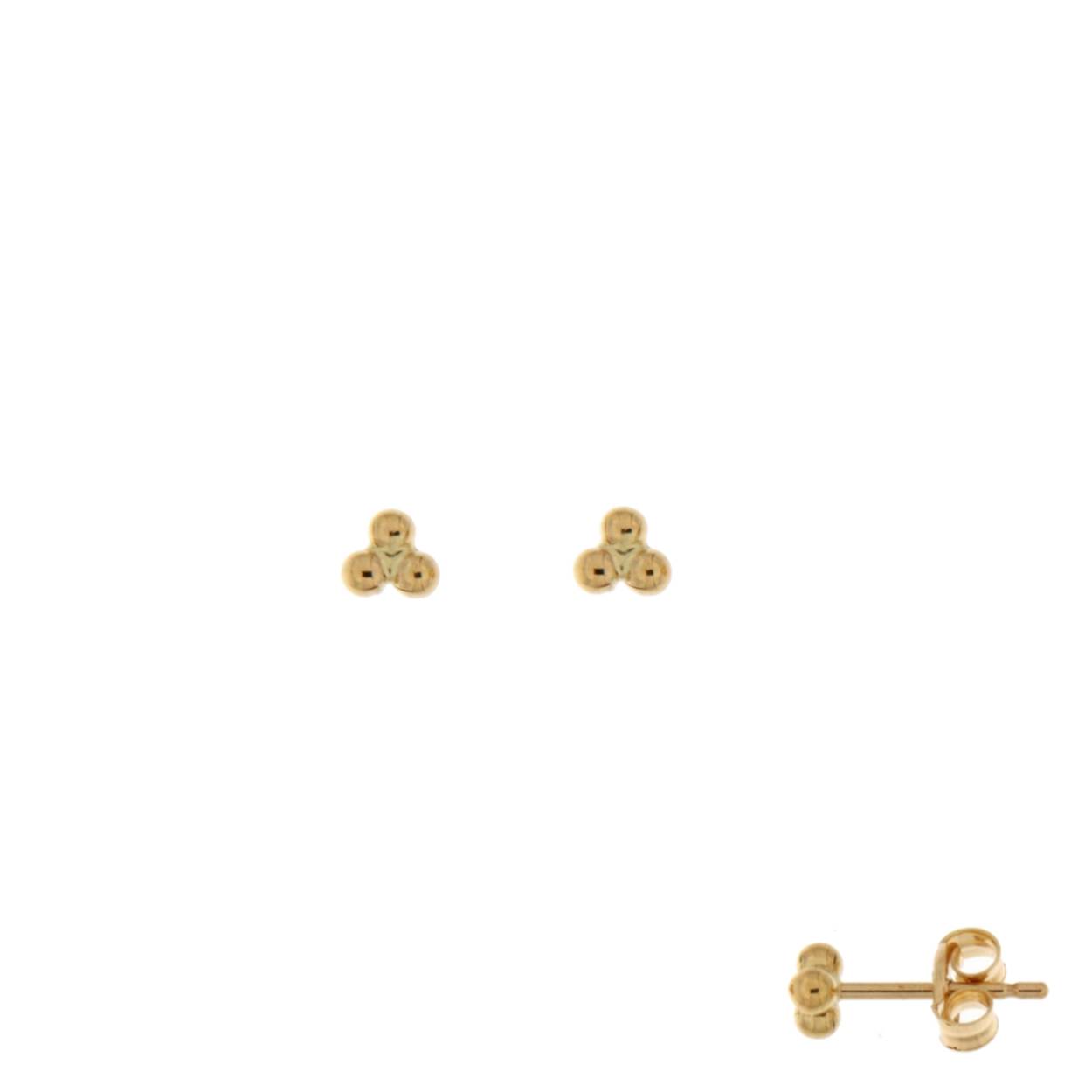 Naiomy oorstekers goud 18k