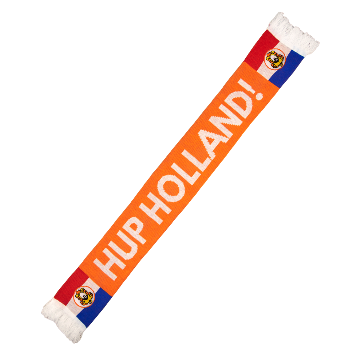 Maak dit WK extra speciaal met onze Loeki feestcollectie! Deze leuke oranje sjaal zorgt voor de perfecte oranje sfeer tijdens een spannende wedstrijd. Met deze hup Holland hup sjaal laat je iedereen zien dat Nederland jouw favoriet is! Naast deze oranje sjaal vind je bijvoorbeeld ook Loeki vlaggenlijnen, een Loeki muts, een oranje juichhand en ballonnen in de kleuren oranje en rood-wit-blauw. Kortom, alles om er een waar voetbalfeest van te maken!