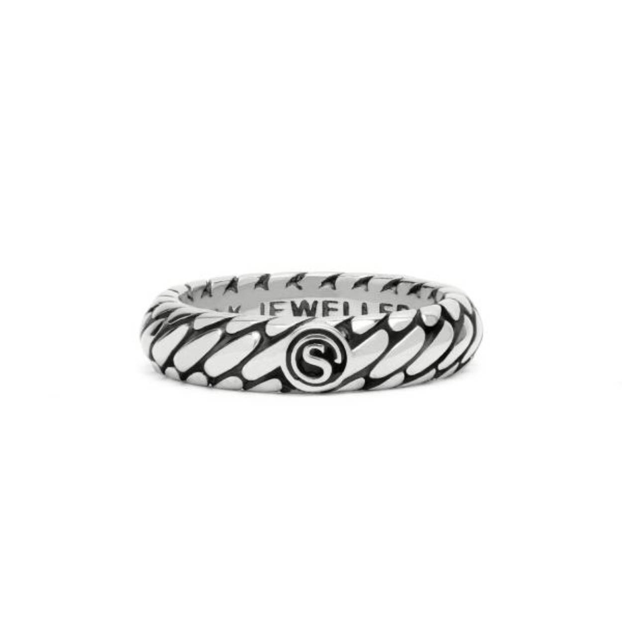 Silk massief zilveren ring
