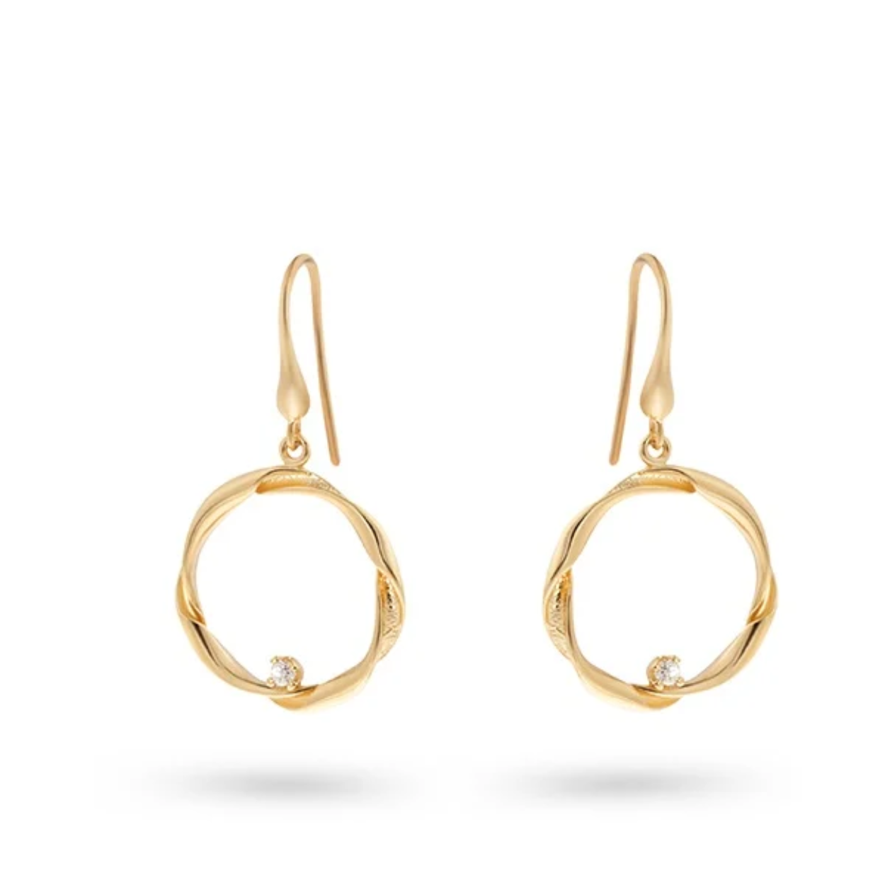 yellow gold diam 0.051ct