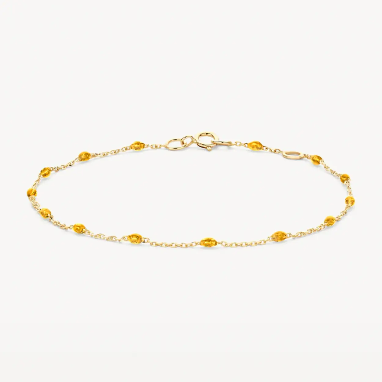 2226YRC Blush Armband goud 14K met citrien