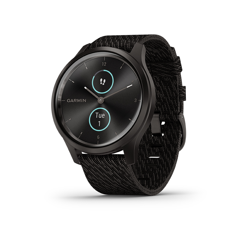 Garmin - Vivomove Style. Graphite. Black