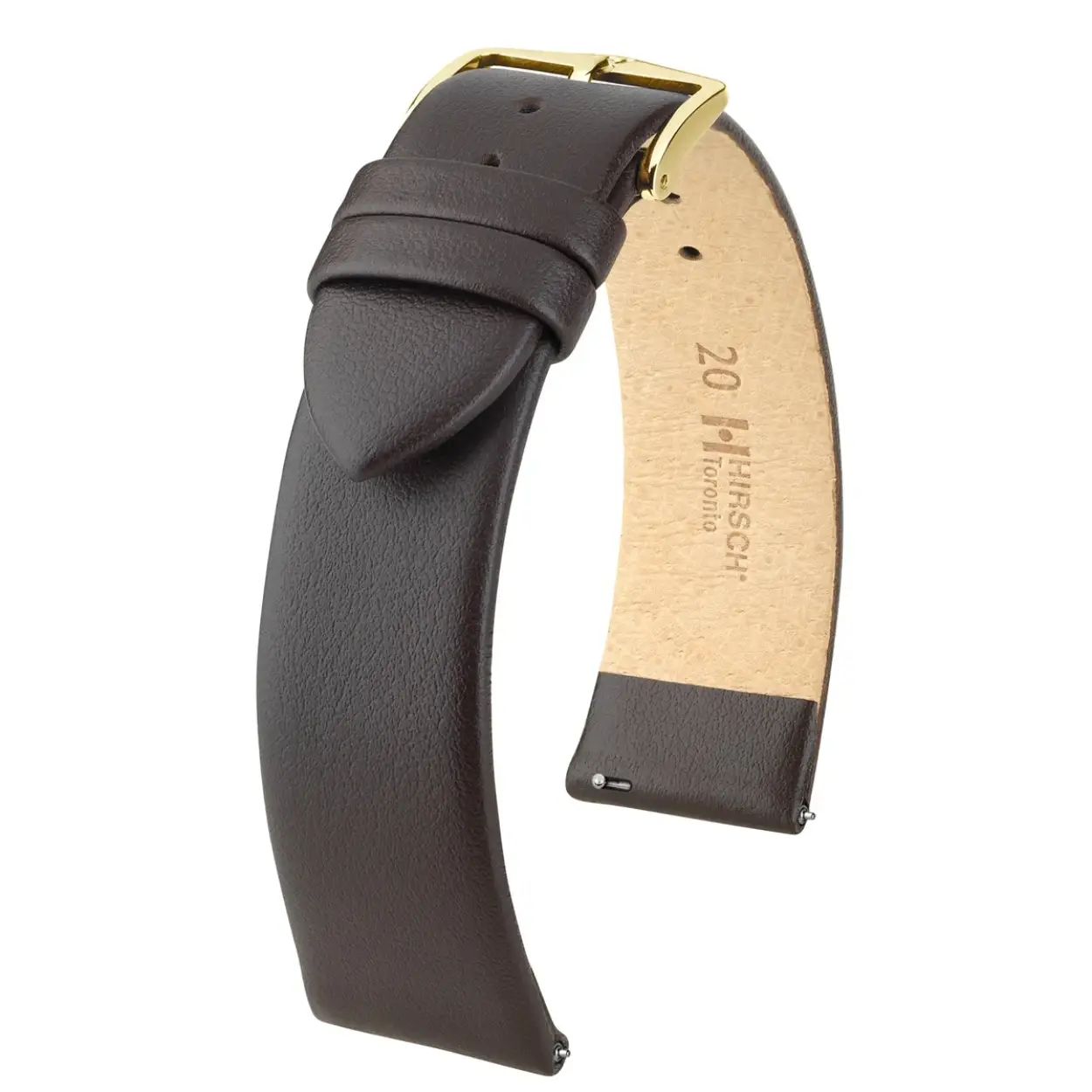HIRSCH TORONTO M OPEN END BROWN CALF 20/18MM