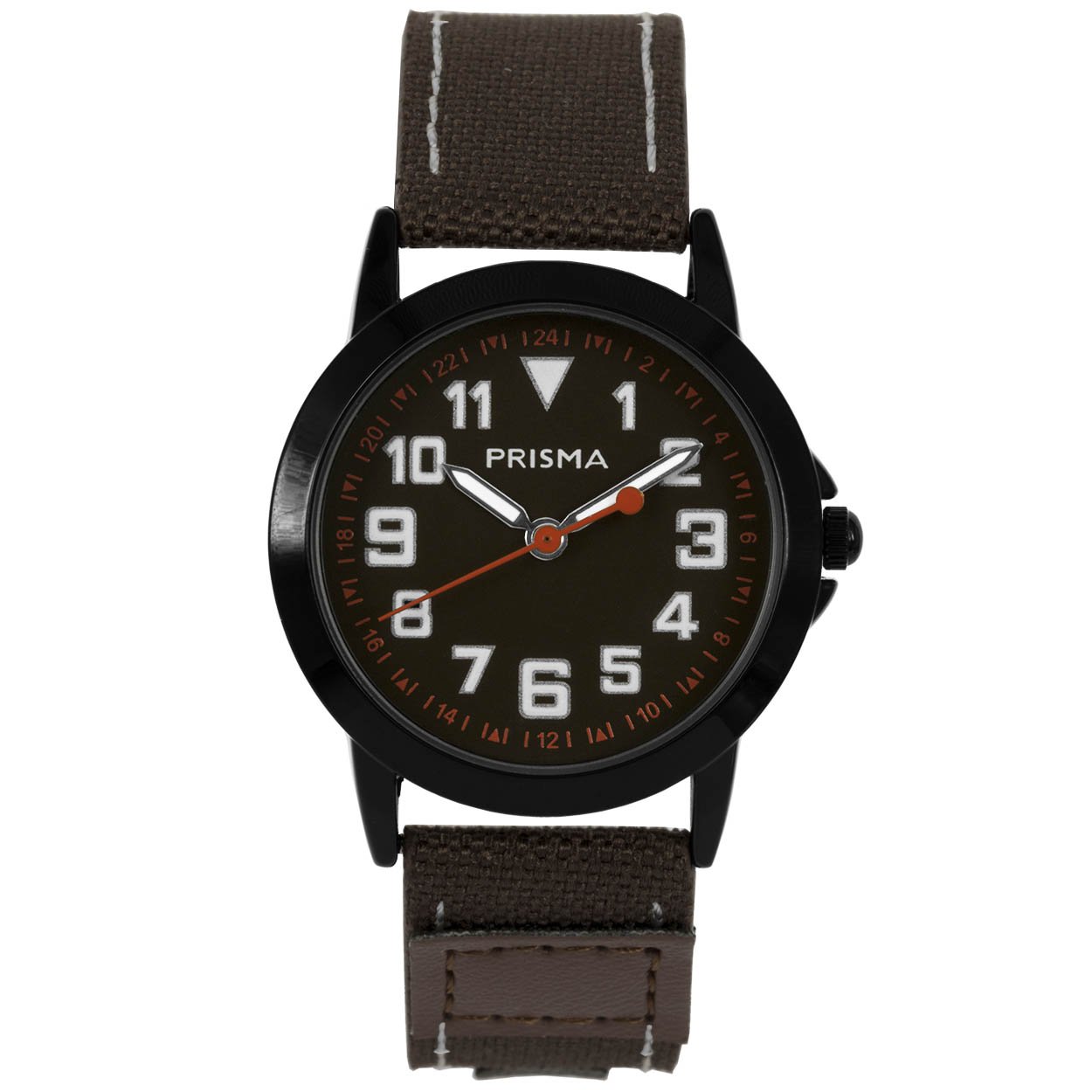 kinderhorloge zwartekast  met zwarte band