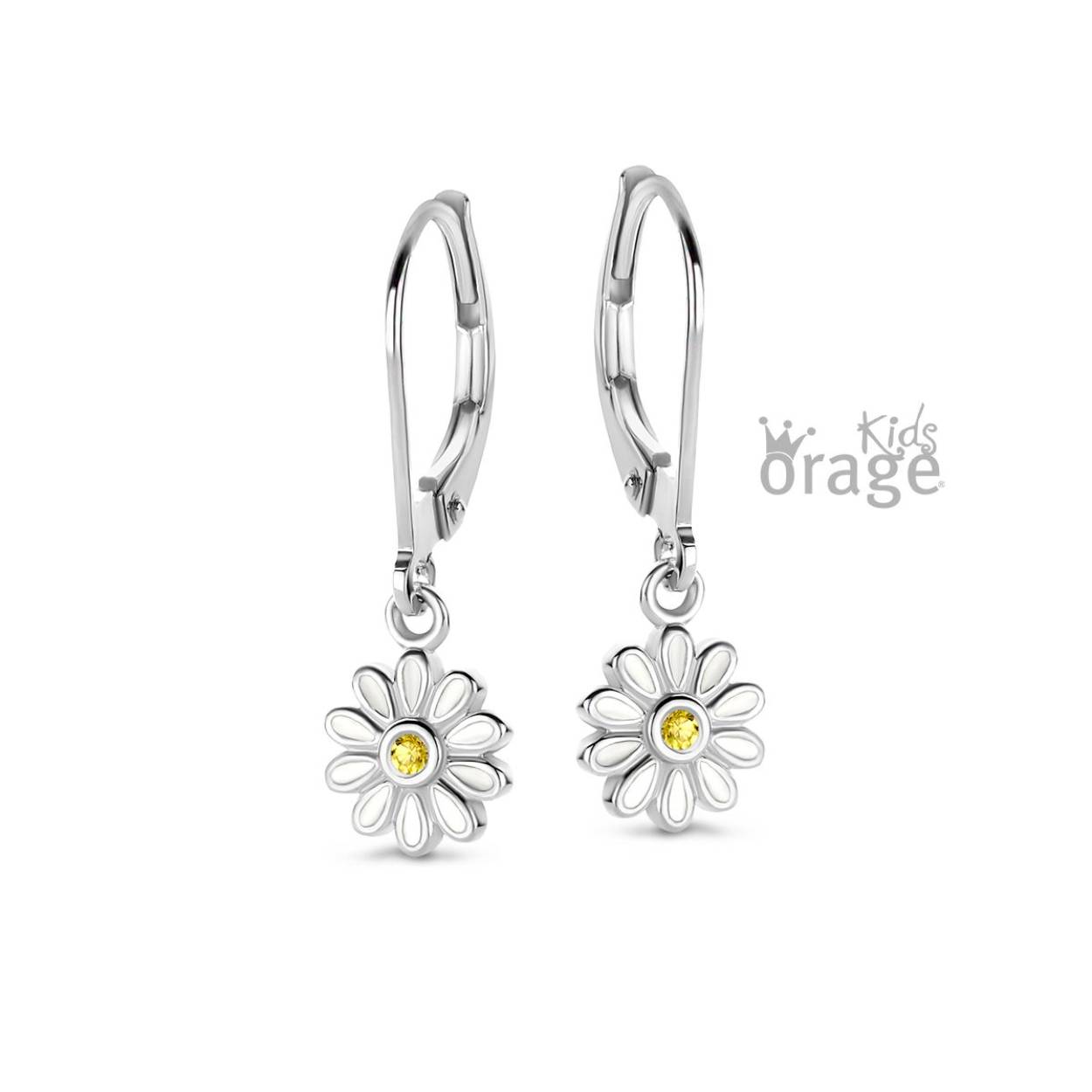 Orage Kids oorslingers zilver magriet 