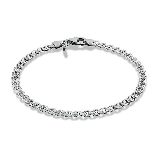Zilveren armband leverbaar in diverse lengtes VZA517RO