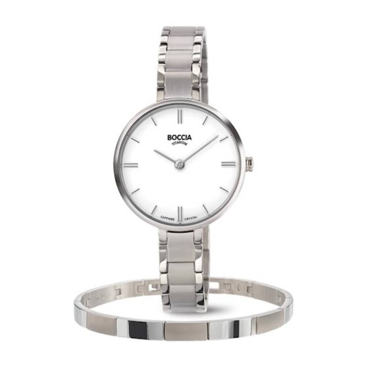 Boccia horloge met armband. 