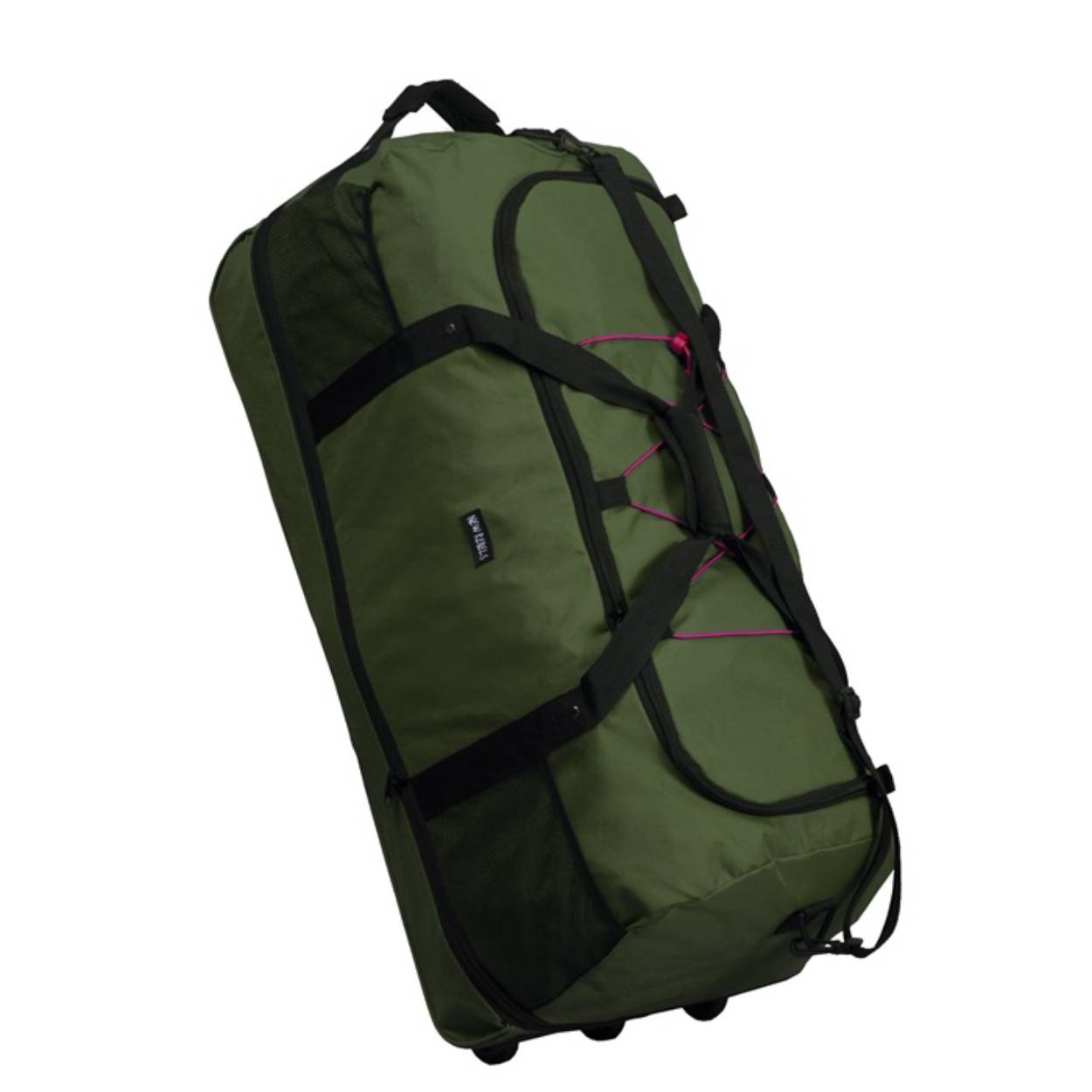 De New Rebels Roll-Able Trolley biedt praktische functies, zoals een uitschuifbare handgreep en soepele wieltjes, voor gemakkelijk transport. Daarnaast heeft de tas een ruim hoofdcompartiment en extra vakken voor georganiseerde opslag. Het is het beste om de trolley over de schouder te dragen met behulp van de handvatten of als een trolley door deze achter je aan te rollen. Comfortabel en functioneel!


Roll-able trolley 600d 
hoog 35cm x diep 35cm x lengte 80cm 