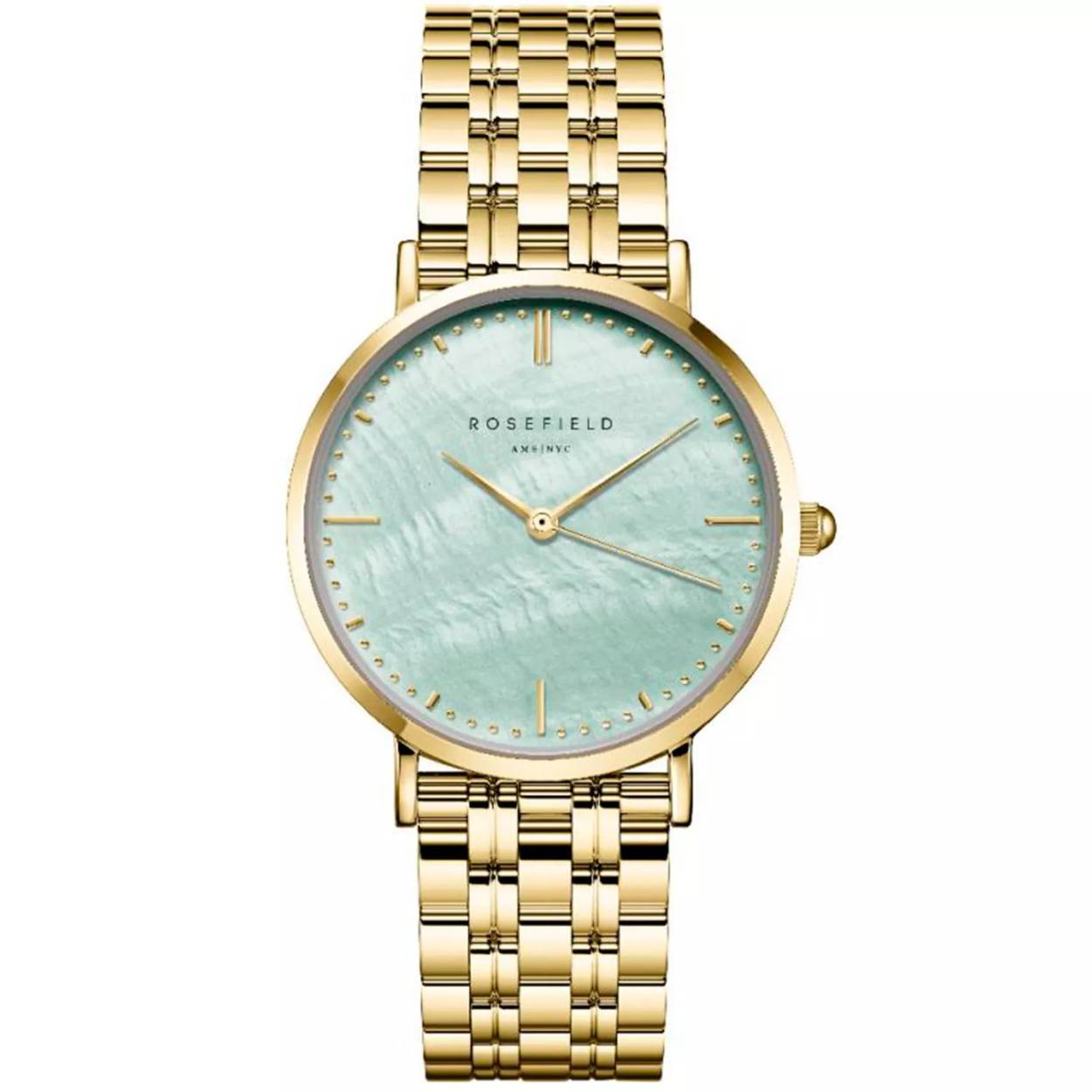 ROSEFIELD HORLOGE UPPER EAST SIDE GREEN GOLD