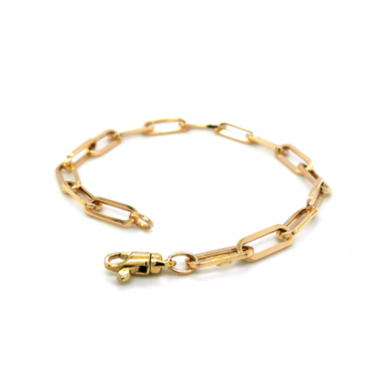 1273AGEEL  C-F-E armband zonder tussenogen.  19cm