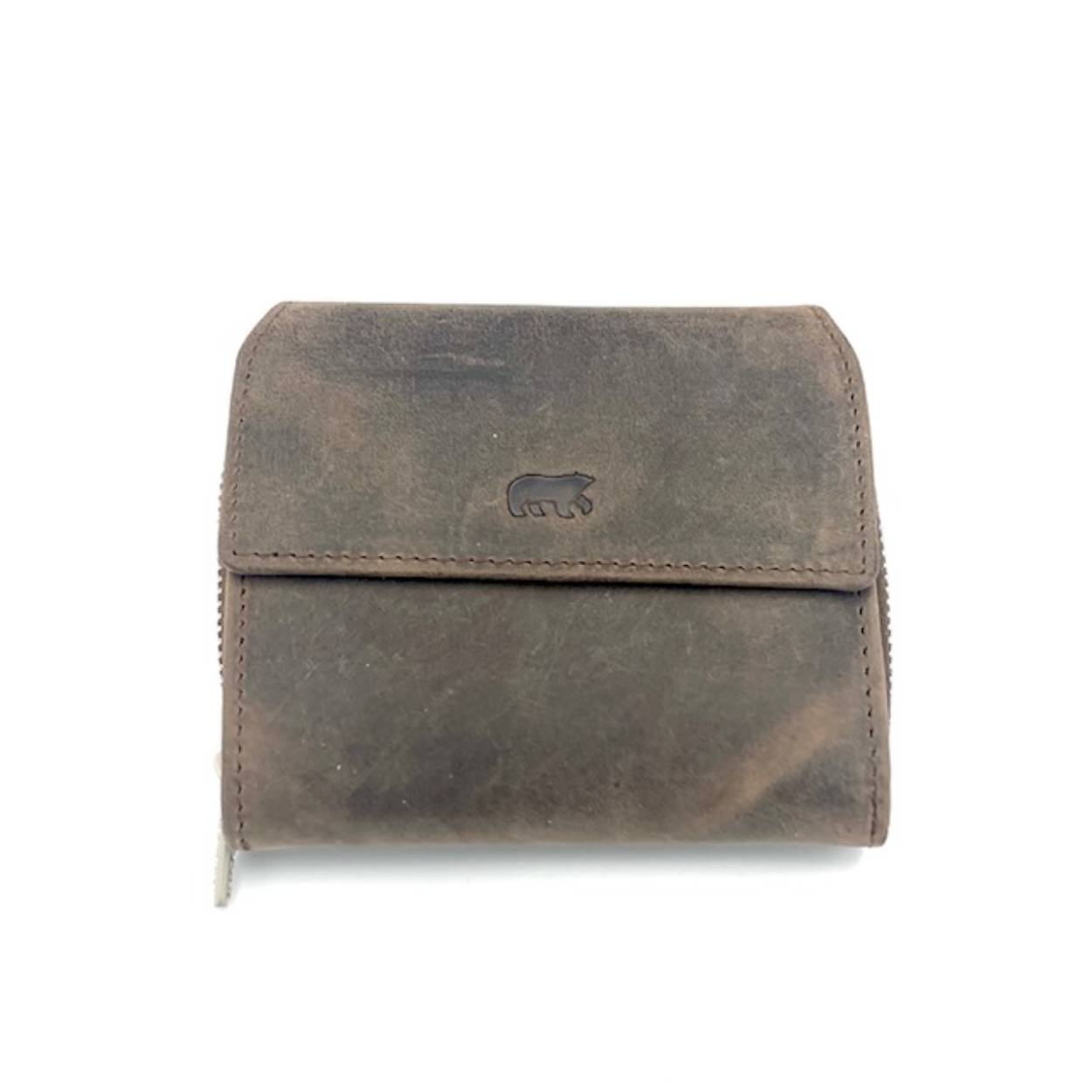 Kleine handige portemonnee met een grote inhoud. Dit model is een ware alleskunner. Ruim 13 vakjes voorpasjes. Een ritsvak voor uw kleingeld  en een papiergeldvak.

Afmetingen:
Hoogte 10cm x breed 11cm diep 4-5cm