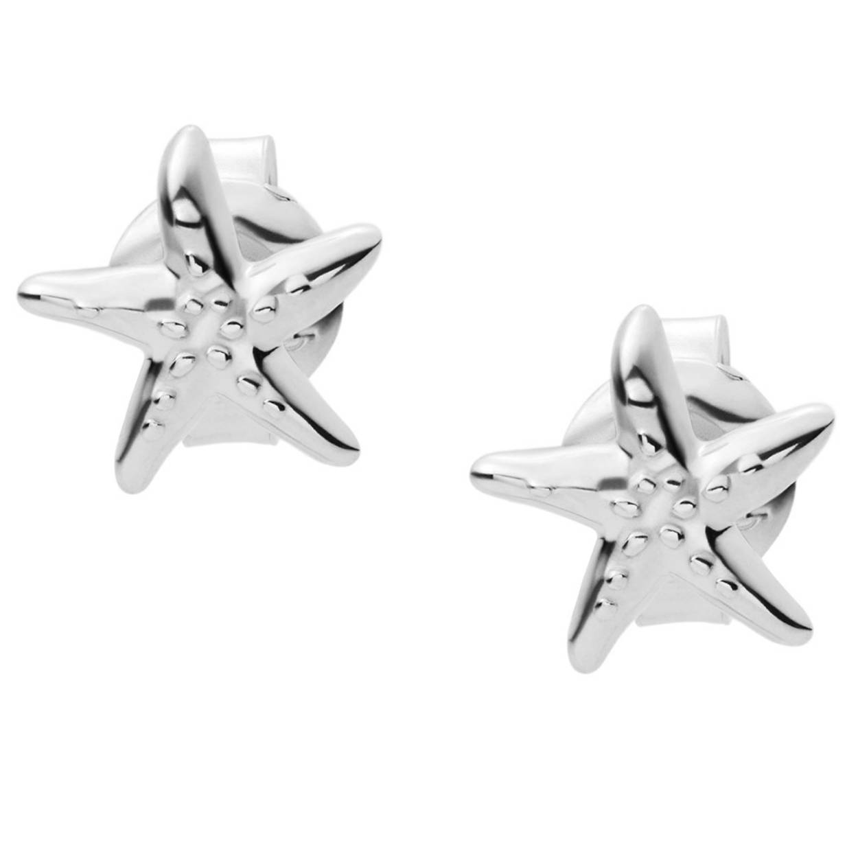 Deze oorknopjes in de vorm van een zeester zijn gemaakt van sterling zilver en hebben sluitingen achter de oren.

Verfijnd en gestroomlijnd, Fossil Sterling verandert in een oogwenk van gekleed naar casual. De Fossil Sterling collectie is gemaakt van .925 sterling zilver en is altijd verbluffend. Fossil heeft sprankelende details toegevoegd aan haar kettingen, ringen en oorbellen van de hoogste kwaliteit en het resultaat is absoluut verfijnd.
