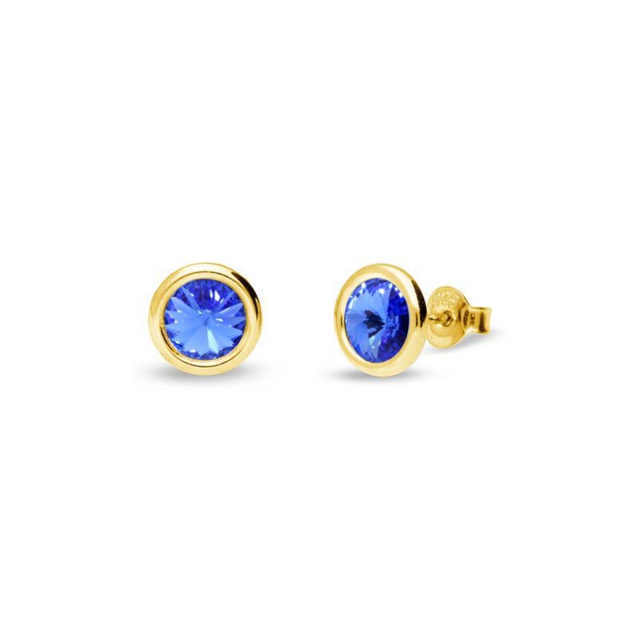 Deze oorstekers zijn van het merk Spark Jewelry en zijn gemaakt van echt zilver met een gold coating.