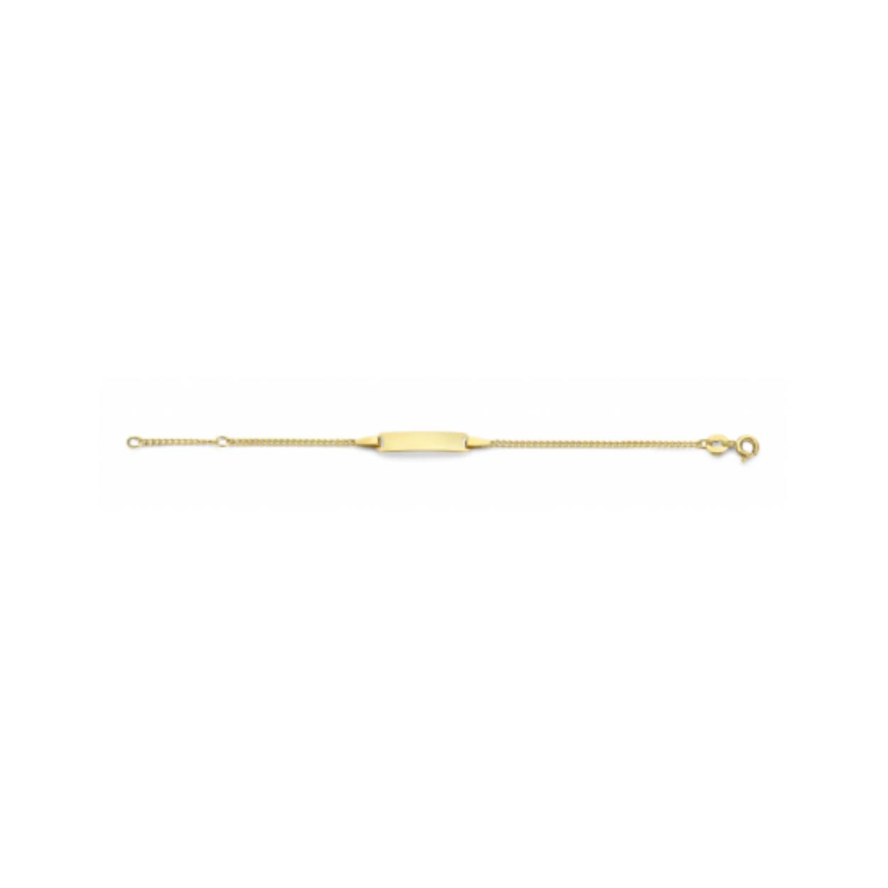De Fjory kinderplaatarmband met modelnummer 40-KPA-01 is goudkleurig en heeft een lengte van 11,13 cm. Het is een elegante armband voor kinderen, ideaal als cadeau voor speciale gelegenheden. Deze armband wordt het beste gedragen als een stijlvol en subtiel accessoire om de pols, geschikt voor dagelijks gebruik of feestelijke events.