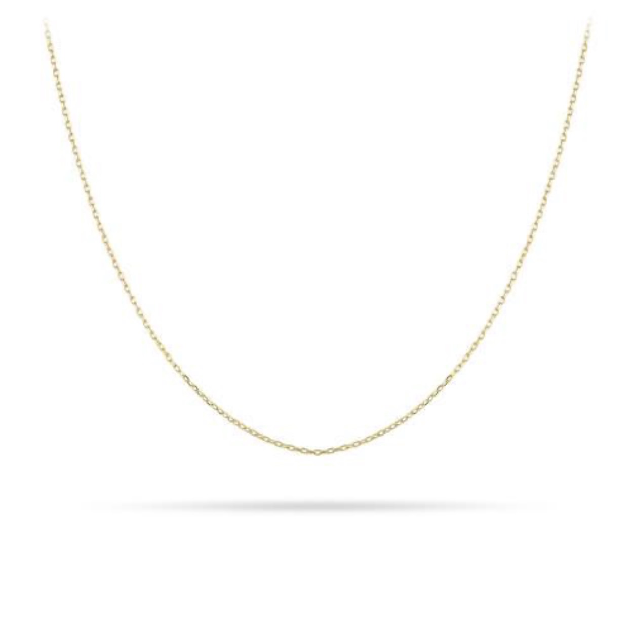 Collier uit de Daily Essentials collectie van Gisser Jewels gemaakt van Geel Goud Verguld Zilver. De lengte is 60 CM en de breedte is 1 mm.