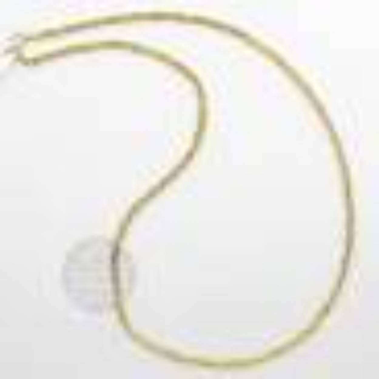 14k gouden collier Singapore met een lengte van 45cm en een breedte van 3mm. Dit gouden collier is gevuld met een zilveren kern.