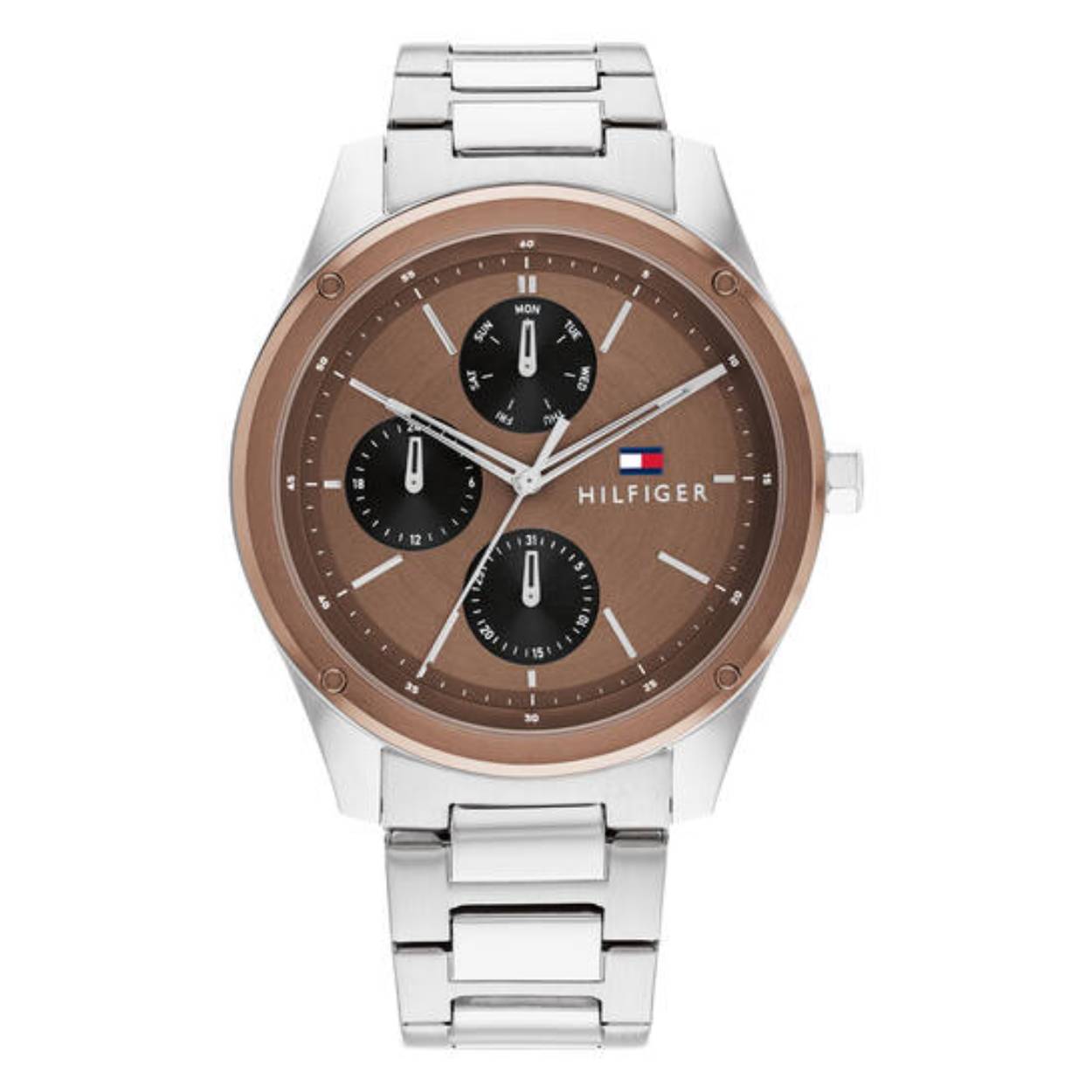 Tommy Hilfiger horloge, Tyler staal/brons