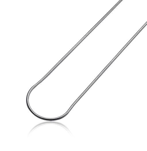 Zinzi zilveren slangen collier 50cm en 1,5mm breed