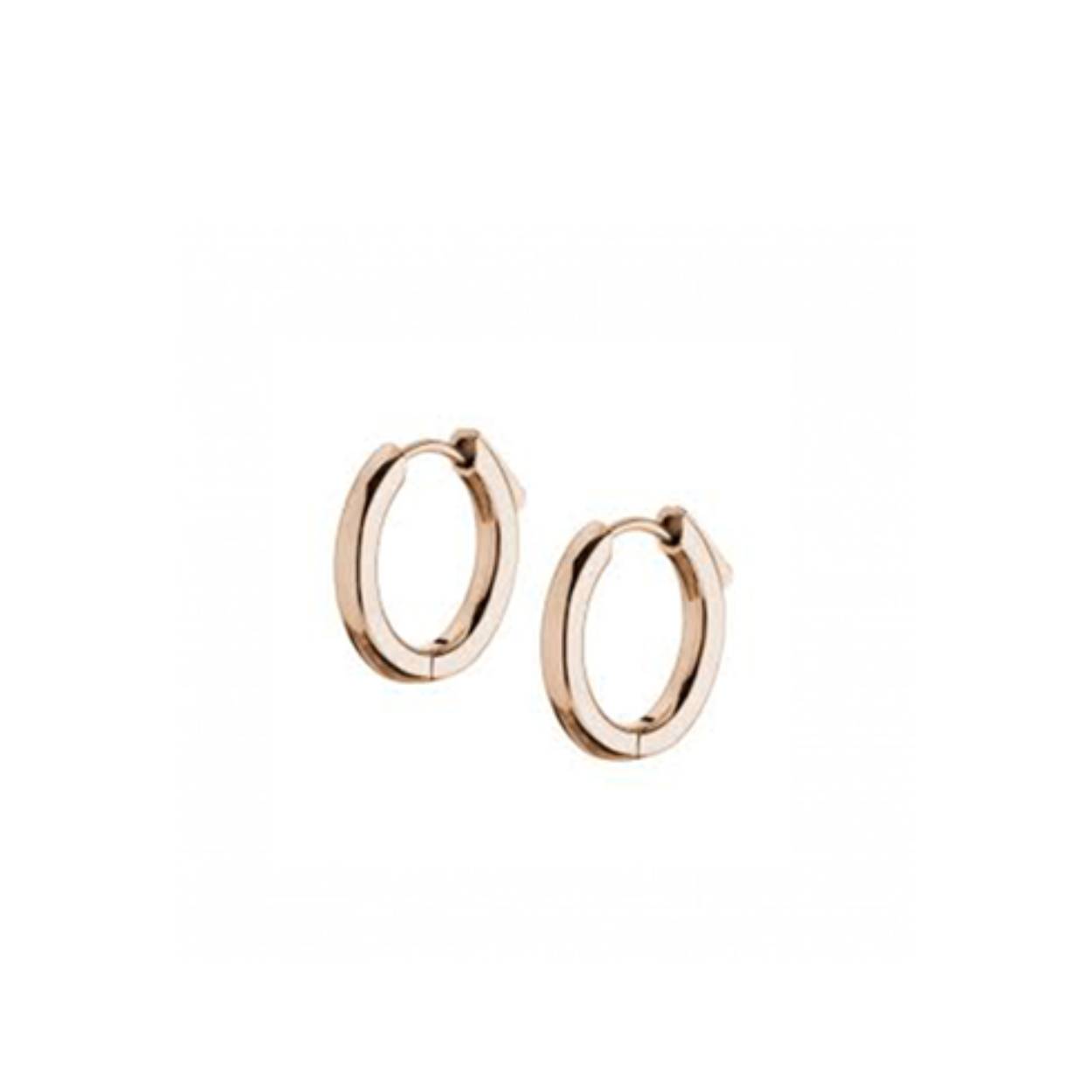 Melano edelstaal Klapcreool rose 18mm FE12RG12000