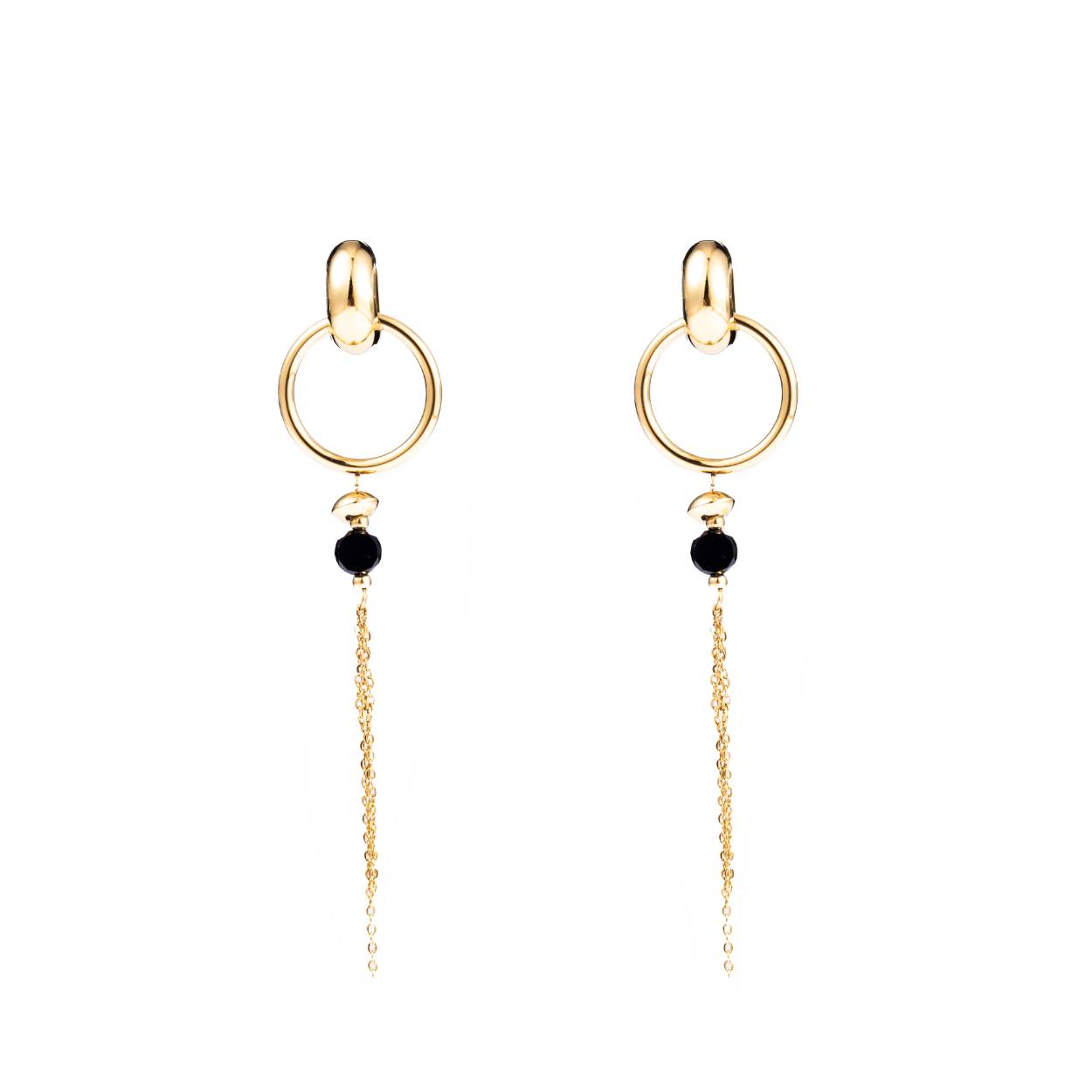 Go Dutch Oorbellen dangling stone earring