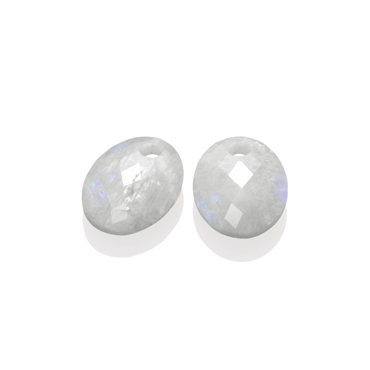 Sparkling Jewels Moonstone Small Oval oorstenen