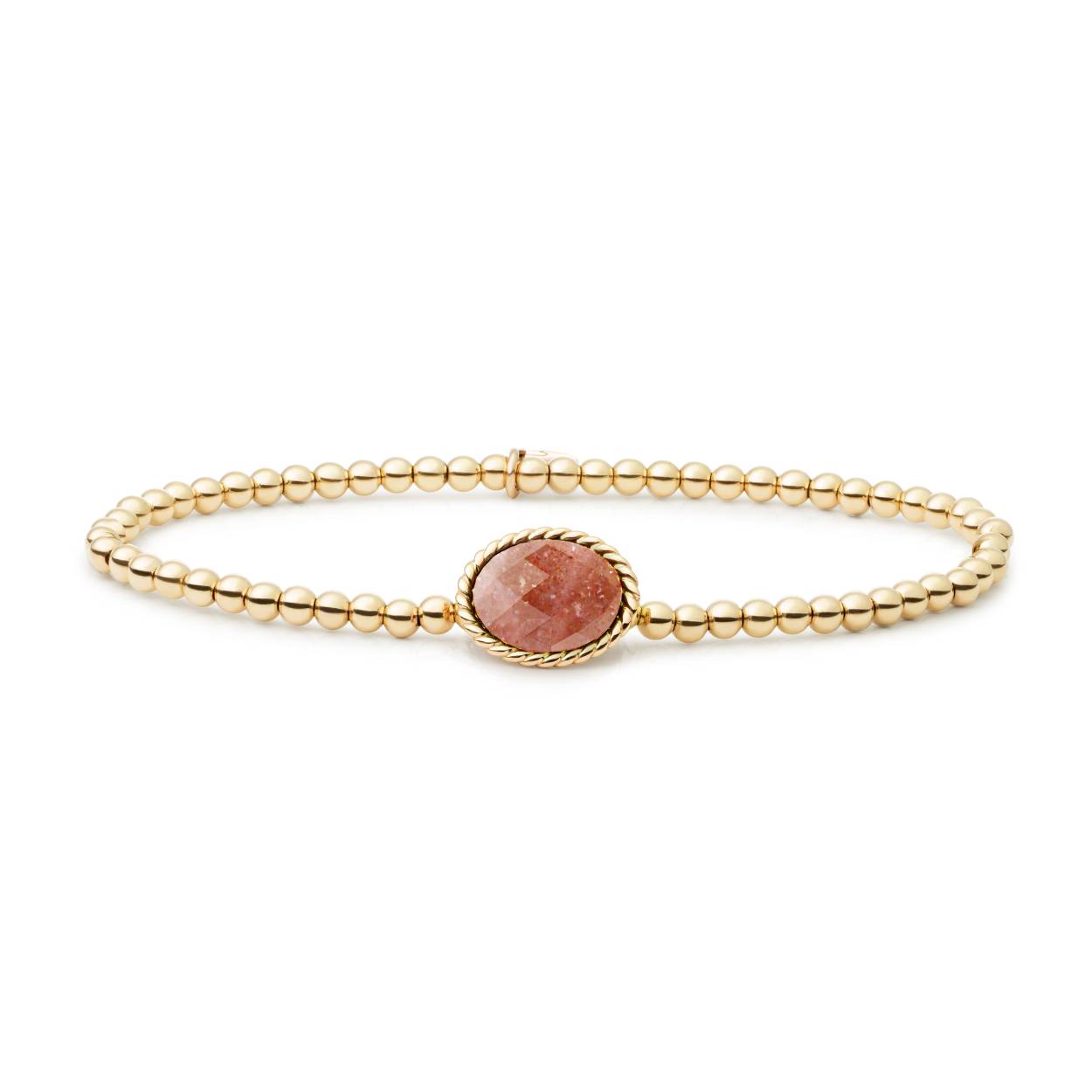Of je de Sunstone Twist armband nu enkel draagt of combineert met onze andere kralenarmbanden, deze mag écht niet ontbreken in jouw collectie. Tijdloos, passend bij elke gelegenheid en perfect te Mix & Matchen met onze andere sieraden uit de Twist Collectie.