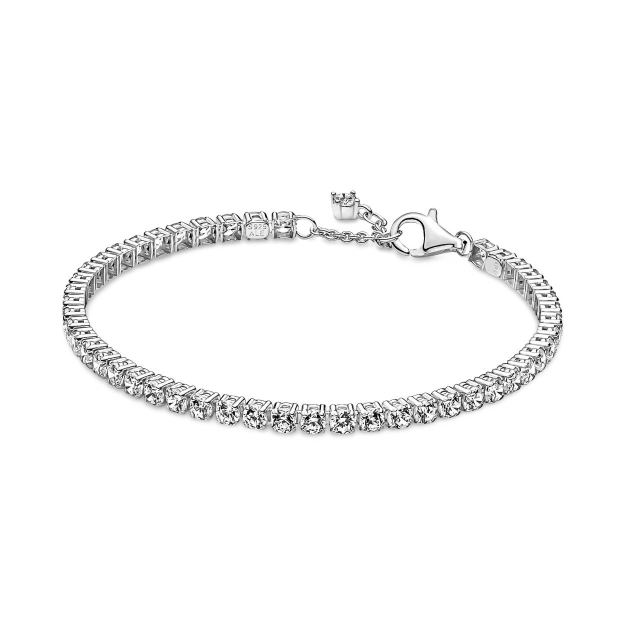 zilver armband met zirkonia