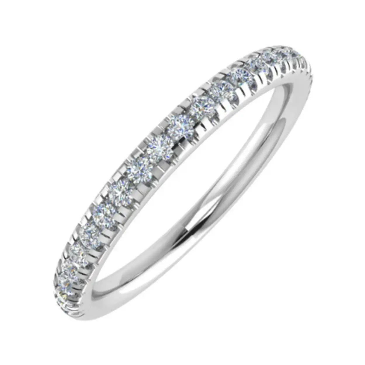 18k witgouden diamanten Eternity Ring 0.32 crt