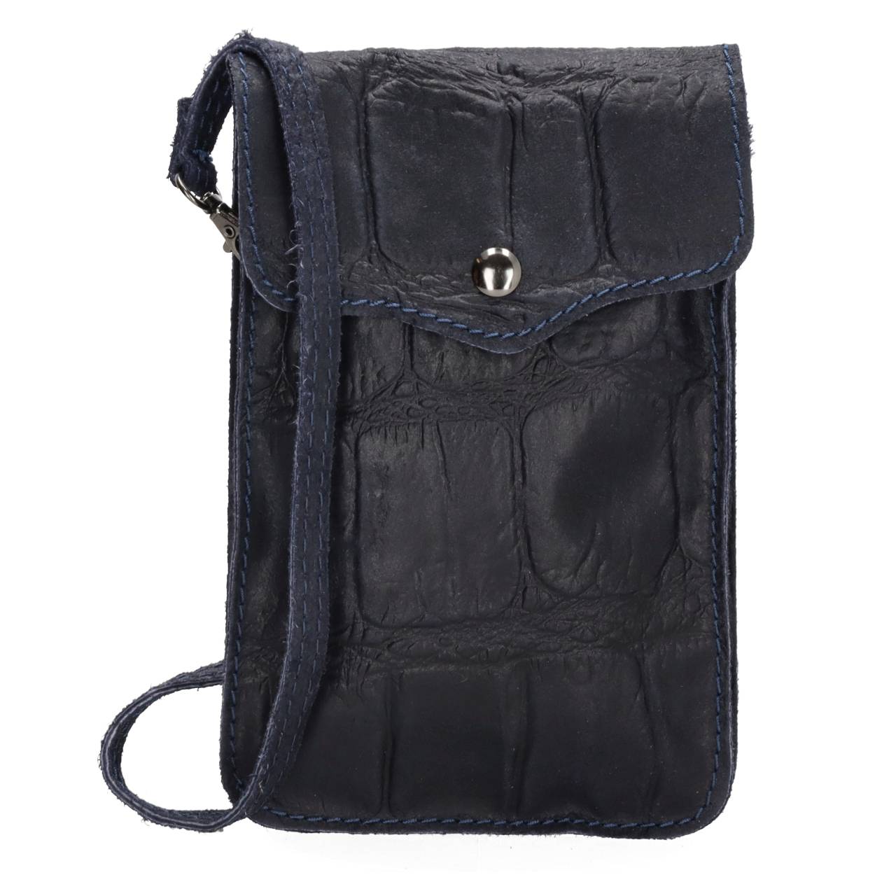 Leren telefoontasje van Charm London