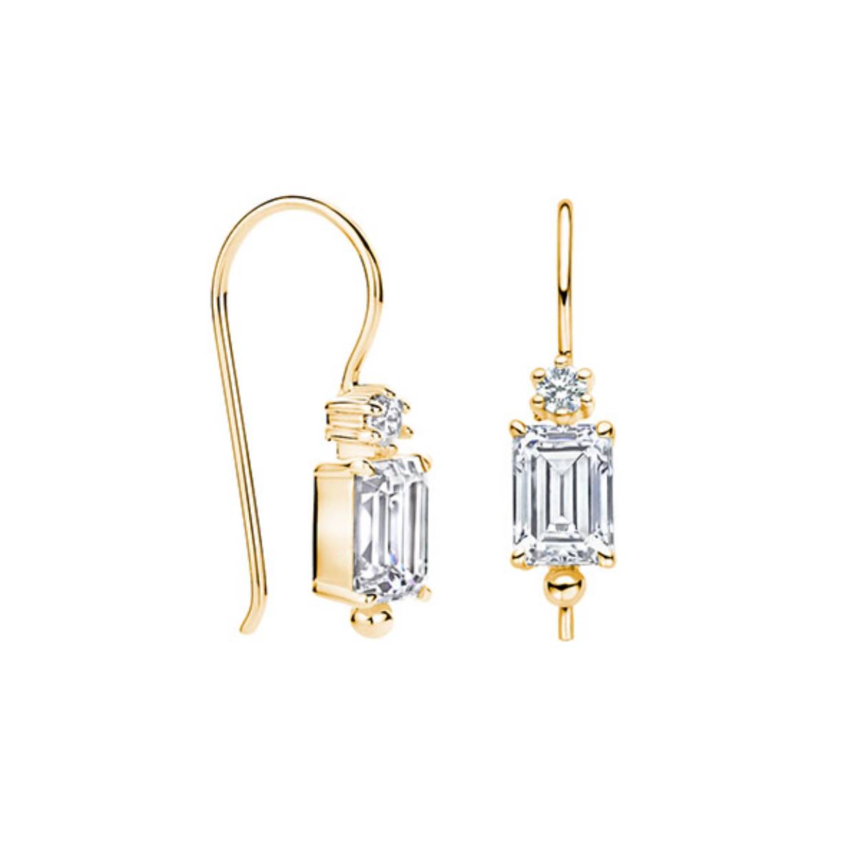 Dit zijn oorbellen van het merk FJF Jewellery gemaakt voor dames.