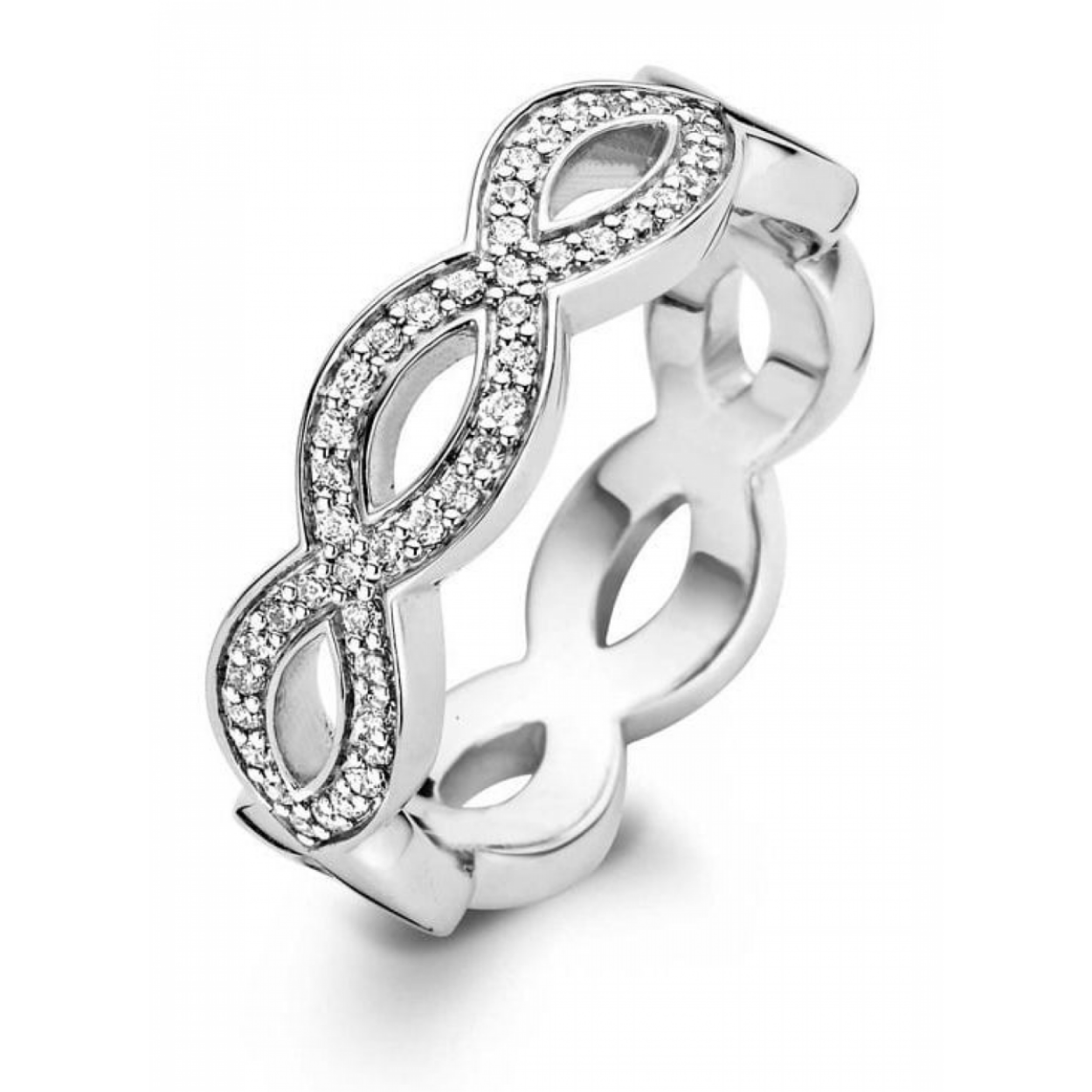 Ti sento zilveren Ring infinity 1962ZI/56