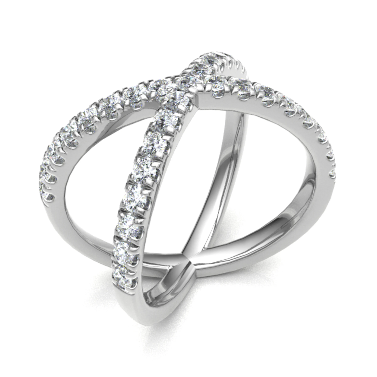 Ring wit goud 18kt met diamanten