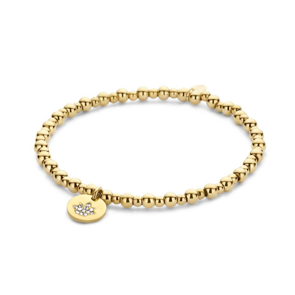 armband co88 goudkleurig lotus 