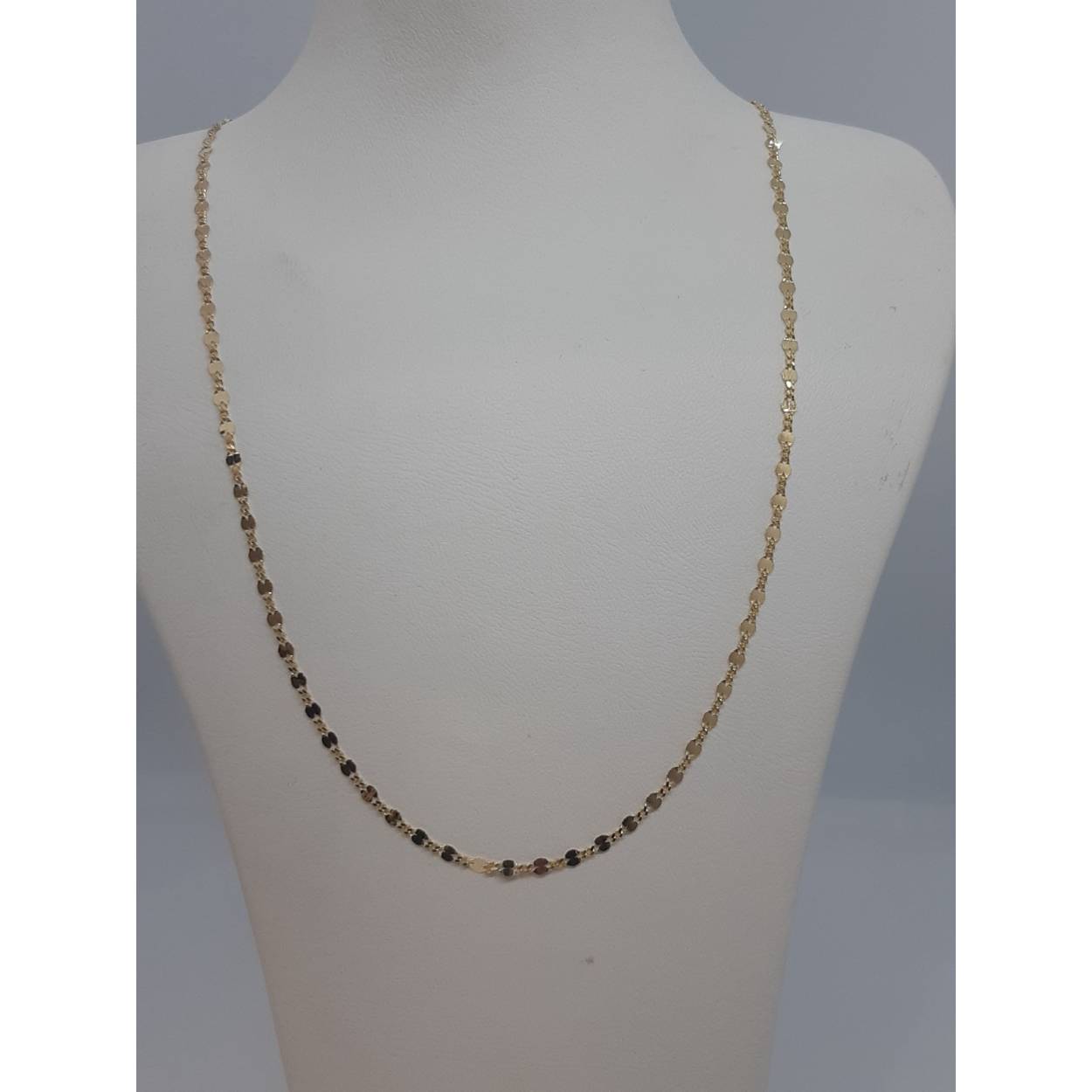 De gouden ketting met modelnummer BREA-000699 is gemaakt van 14-karaats goud en heeft een lengte van 50 cm. Met een glanzende afwerking en een breedte van 2,5 mm, straalt deze halsketting elegantie uit. Perfect om solo te dragen of te combineren met andere kettingen voor een gelaagde look. Ideaal voor dagelijks gebruik of speciale gelegenheden.