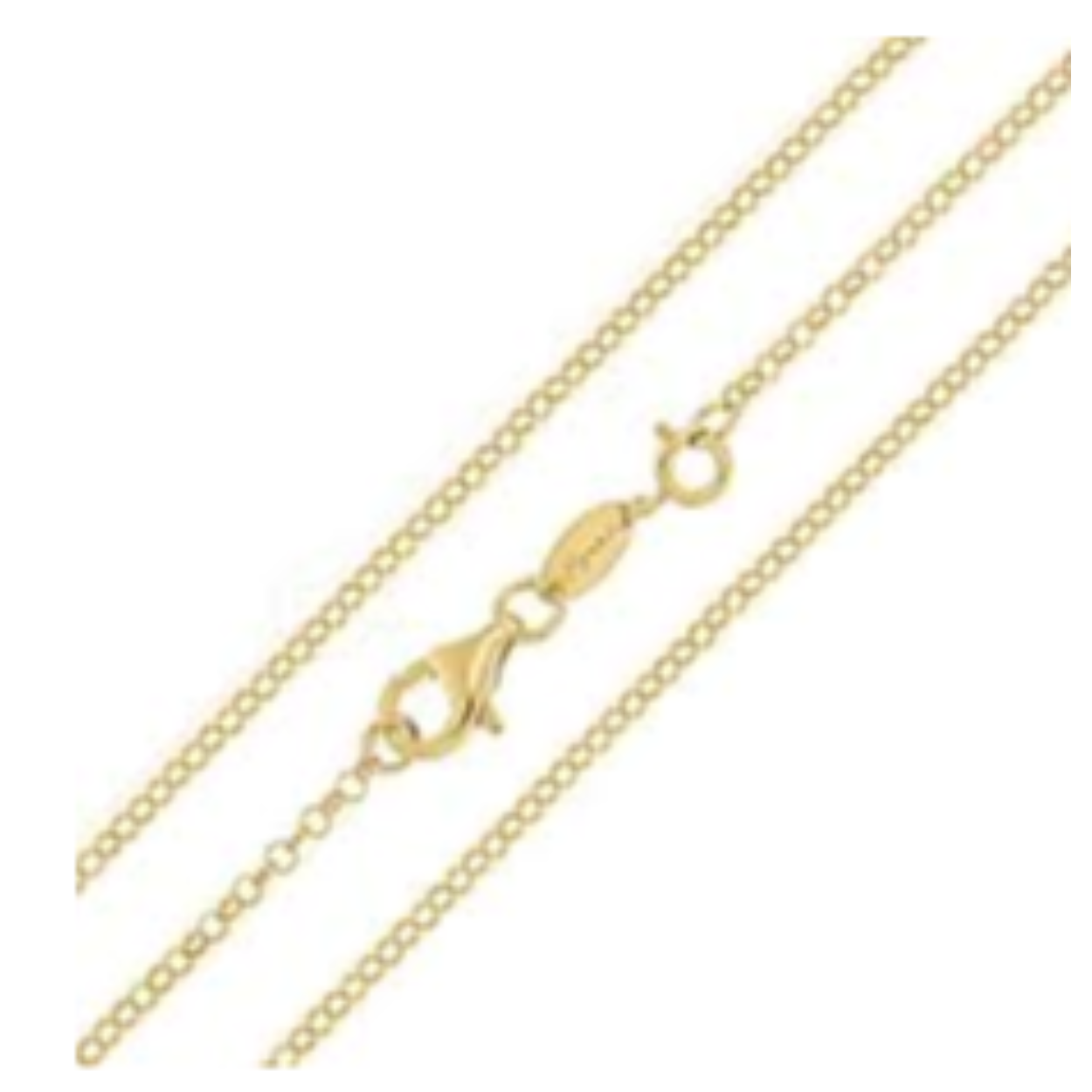 My imenso collier zilver 92cm verguld jasseron