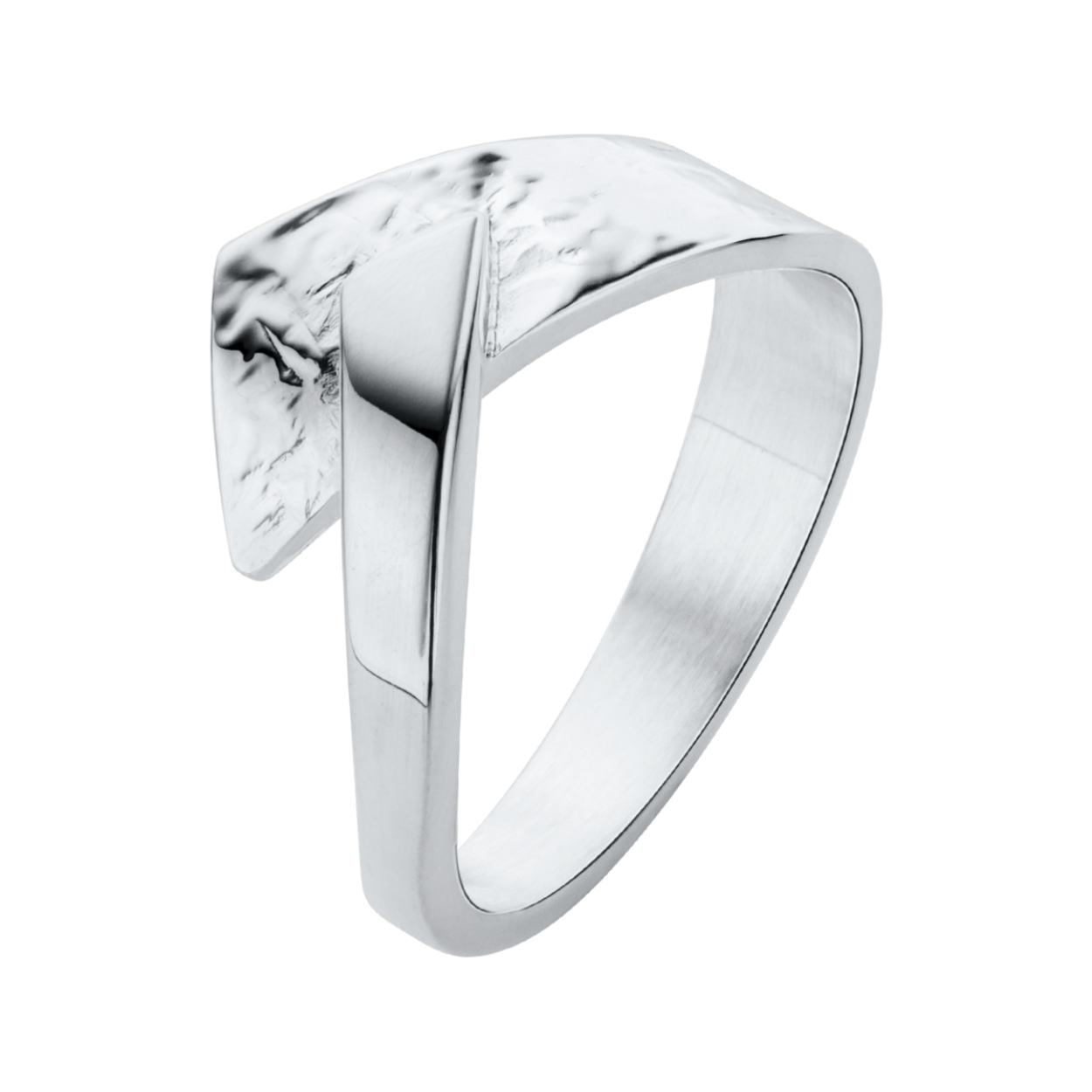 V vorm ring met hamerslag