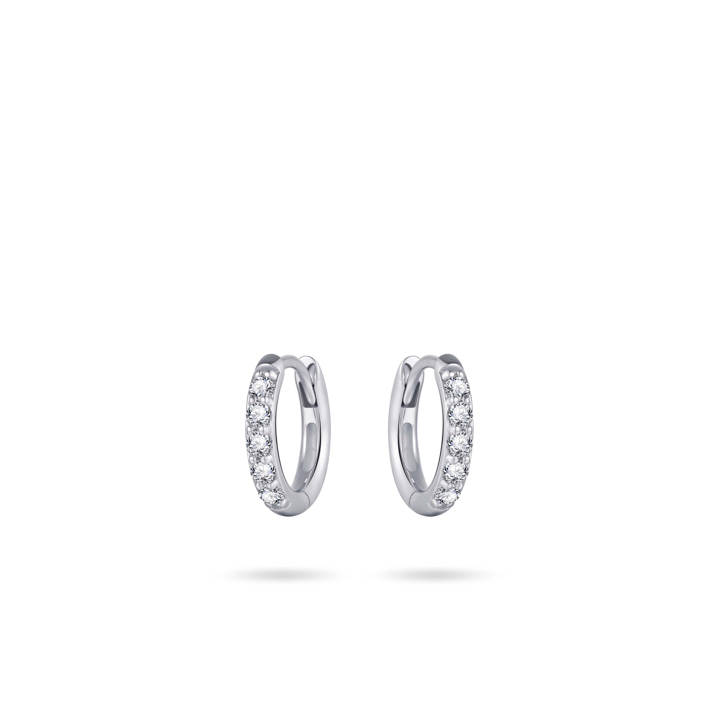 Gisser Jewels Zilver oorringen goud VWKCK2/12