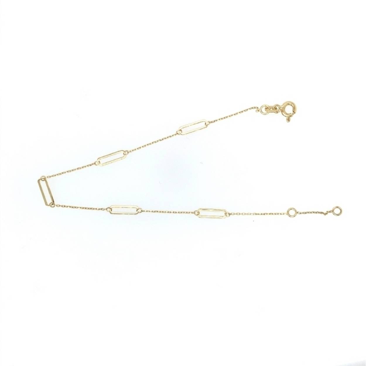 14K gouden armband 19cm
