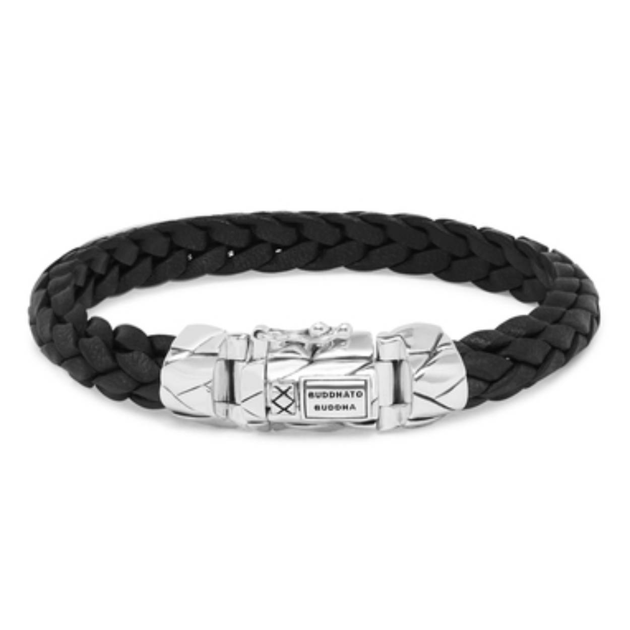 Buddha to Buddha Mangky small 126bl-e armband leer.
