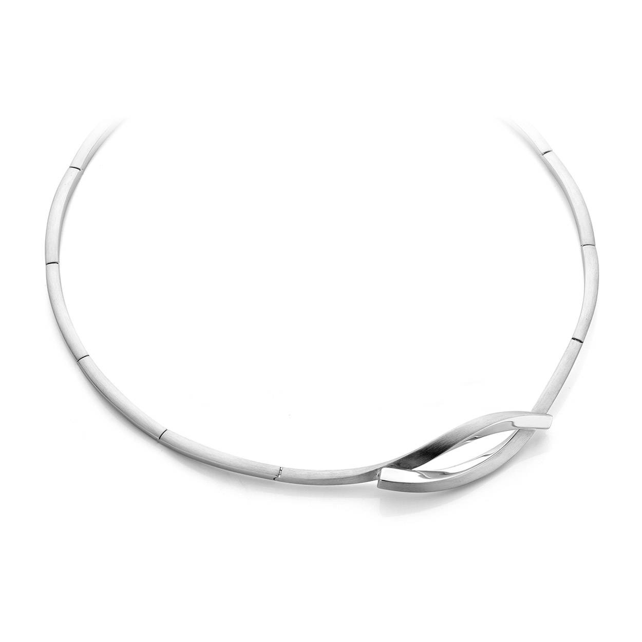 Zilveren choker