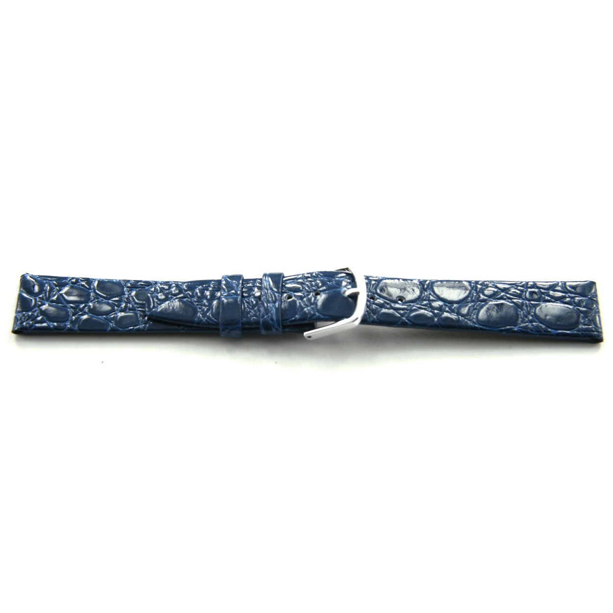 Lederen horlogeband lichtblauw, lak en ongestikt.
Kleur band: Lichtblauw
Band dikte: 1.9mm
Band lengte: 75/115mm
Band breedte: 16mm
Gesp: All Stainless Steel
Bekleding binnenband: Glad leer
Gestikt: Nee
Pushpin: Exclusief
Hypo allergisch: -EAN; 4786400384167