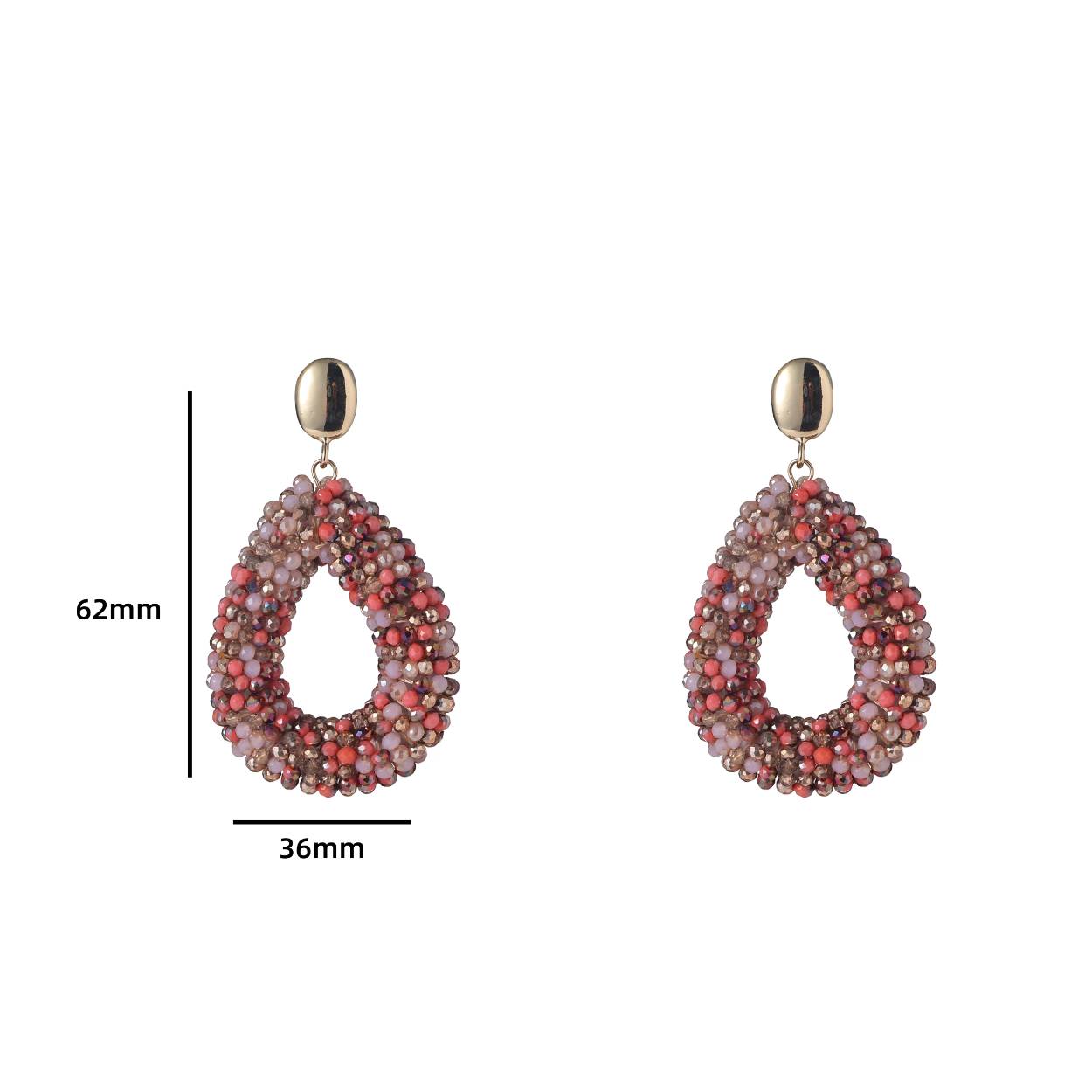 Full-on Beads Drop - 14K + Multi Mix
E3508-16
