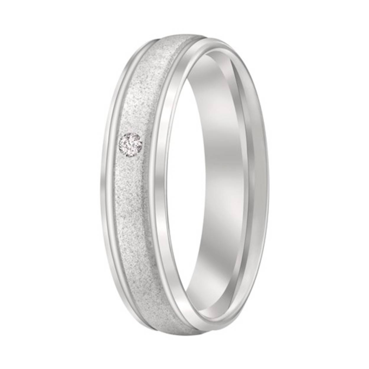 Aller Spanninga Ring Zilver Model Z41DR53
1x 0.02crt diamant P1