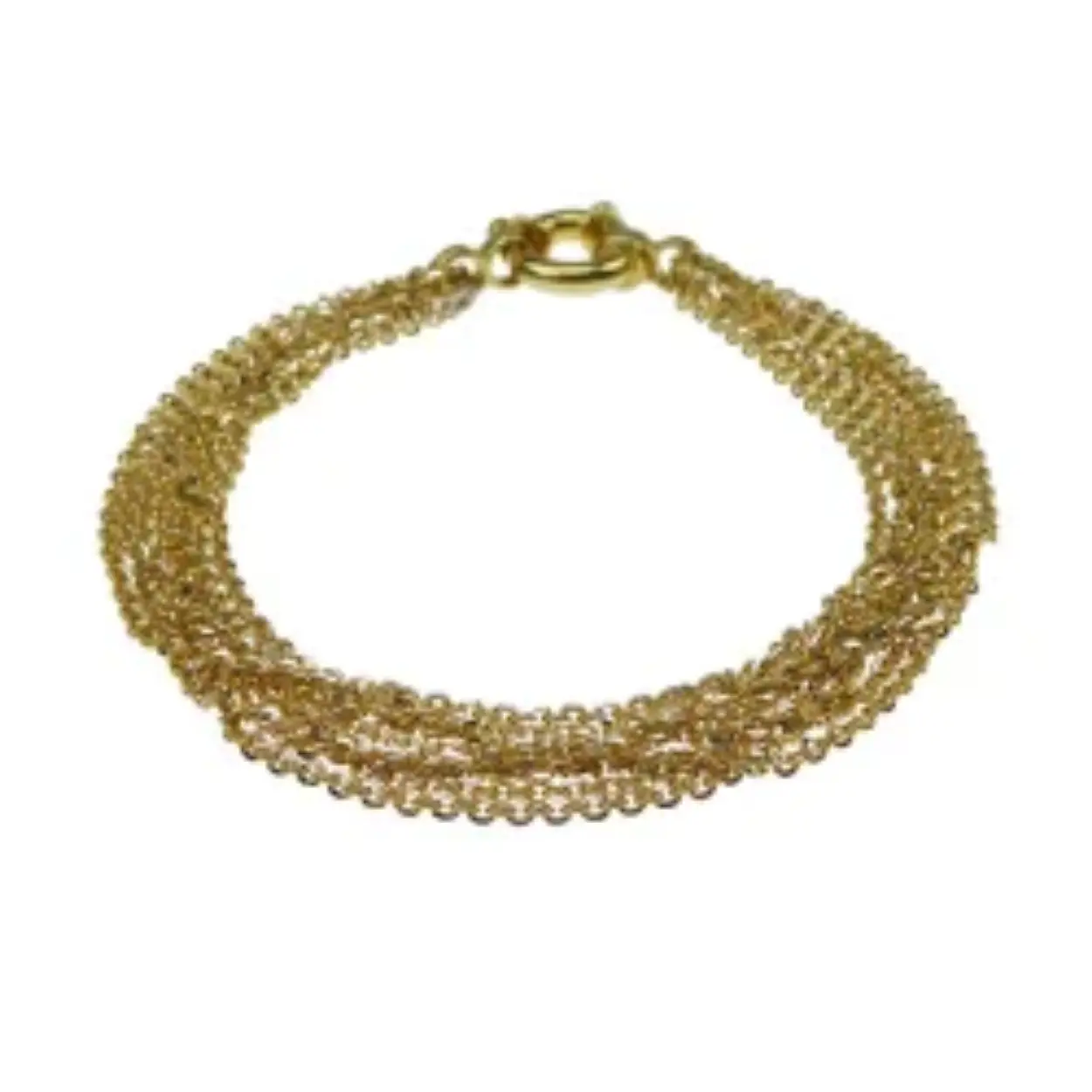 8 rijen ketting Design met mooie veerring. De kettingen zijn zwart of glanzend gernodineerd-verguld rosé verguld of een combinatie daarvan en ook geslepen met diamanten (DC), zodat ze bovendien een glanzend oppervlak hebben - Allemaal natuurlijk gemaakt van sterling zilver.
