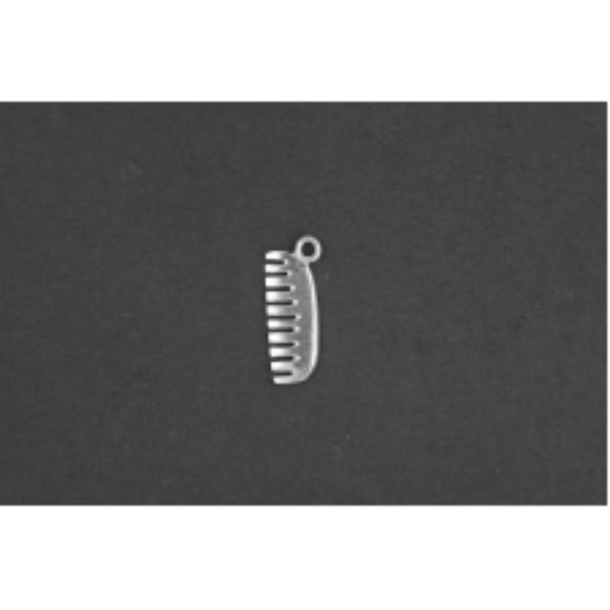 zilver bedel kam 
De bedel maat is in mm Lengte x Hoogte
± L 16.33 x H 7.24
± Zilvergewicht: 0.62 gram