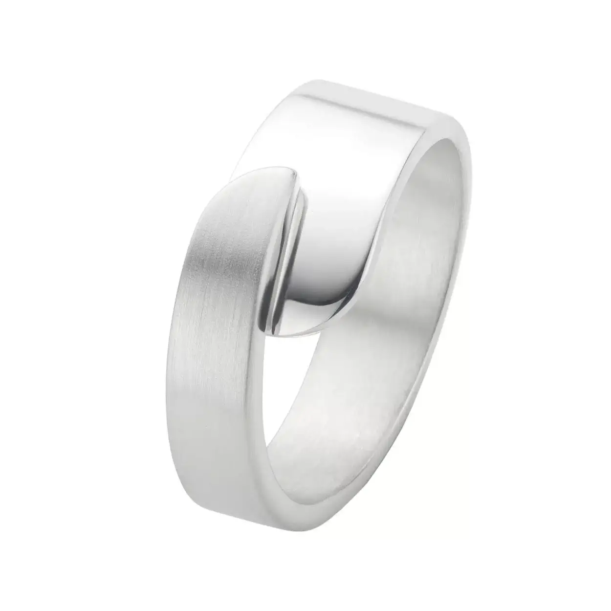 Nol zilveren ring gesatineerd / gepolijst handgemaakt. Een NOL sieraad maken we in ieder gewenst edelmetaal en met de afwerking die u wenst. Vraag naar de mogelijkheden bij ons.