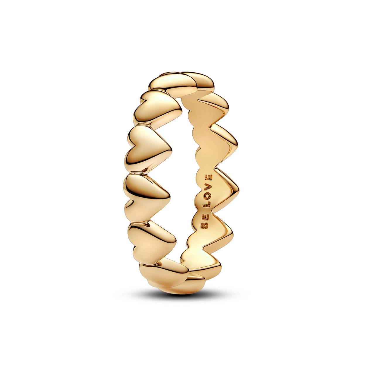 PANDORA - ring hartjes - mt 54