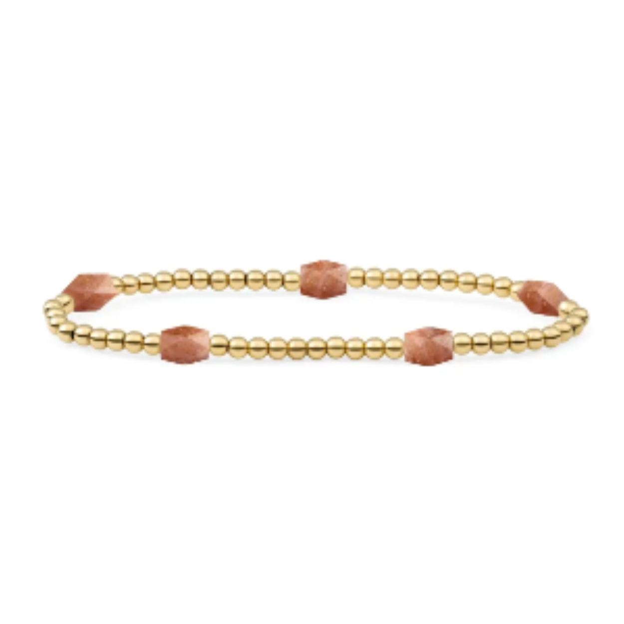 De Sunstone Reversed Edge Mix armband is een geweldige aanvulling op jouw armbanden- en sieradencollectie. Of je de Reversed Edge Mix armband nu los draagt of combineert met onze andere kralenarmbanden: de Reversed Edge Mix armband trekt direct de aandacht door de prachtige Sunstone gefacetteerde beads! 