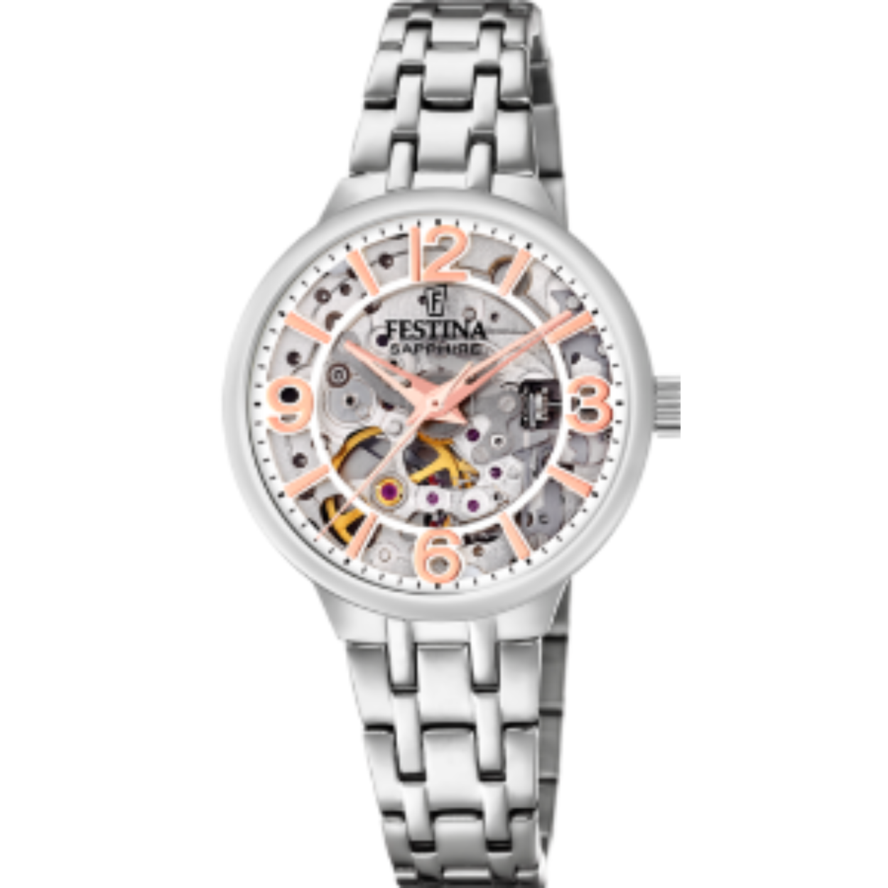 Festina dameshorloge F20614/1 met een edelstalen kast en een saffierglas voorzien van een edelstalen band.

Festina horloges zijn de perfecte mix van elegantie en functionaliteit. Festina biedt onderscheidende ontwerpen, constante technologische innovatie en een uitstekende prijs-kwaliteitverhouding.